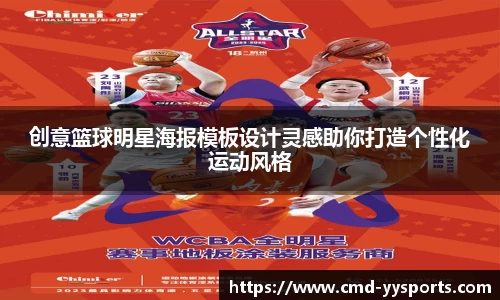 创意篮球明星海报模板设计灵感助你打造个性化运动风格